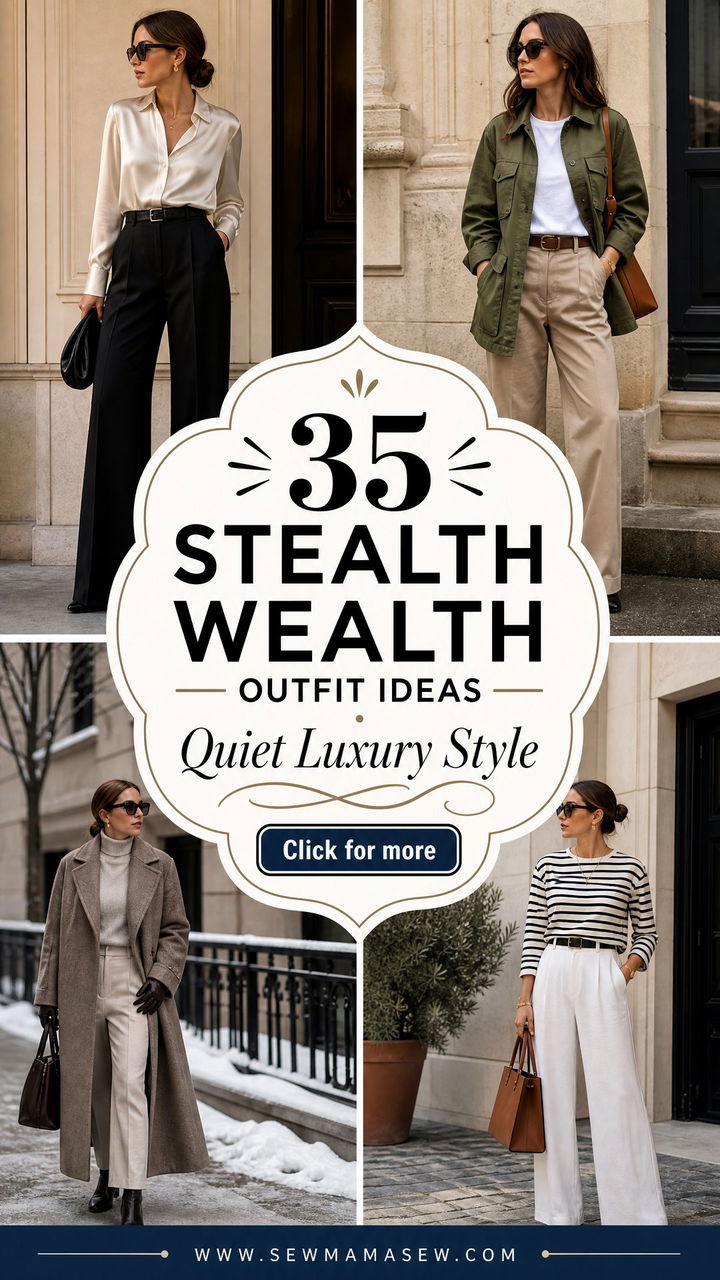 35 Stealth Wealth Outfit Ideas for Quiet Luxury Style - 35 Stealth Wealth Outfit Ideas for Quiet Luxury Style