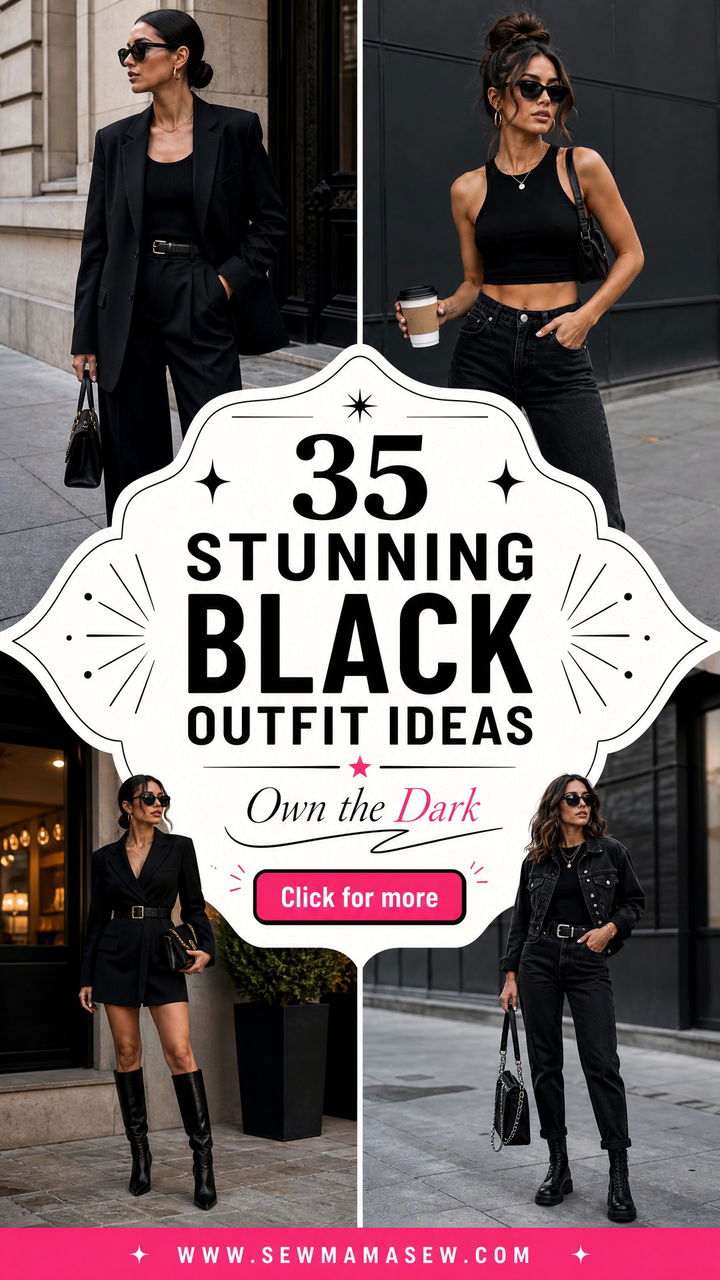 35 Stunning Black Outfit Ideas for Women in 2026 - 35 Stunning Black Outfit Ideas for Women in 2026
