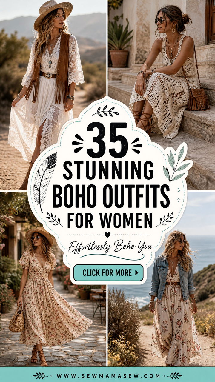35 Stunning Boho Outfits for Women to Try - 35 Stunning Boho Outfits for Women to Try