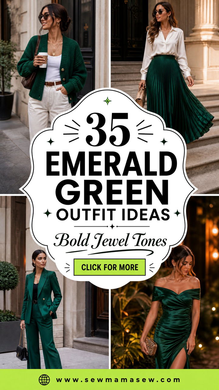 35 Stunning Emerald Green Outfit Ideas to Try Now - 35 Stunning Emerald Green Outfit Ideas to Try Now