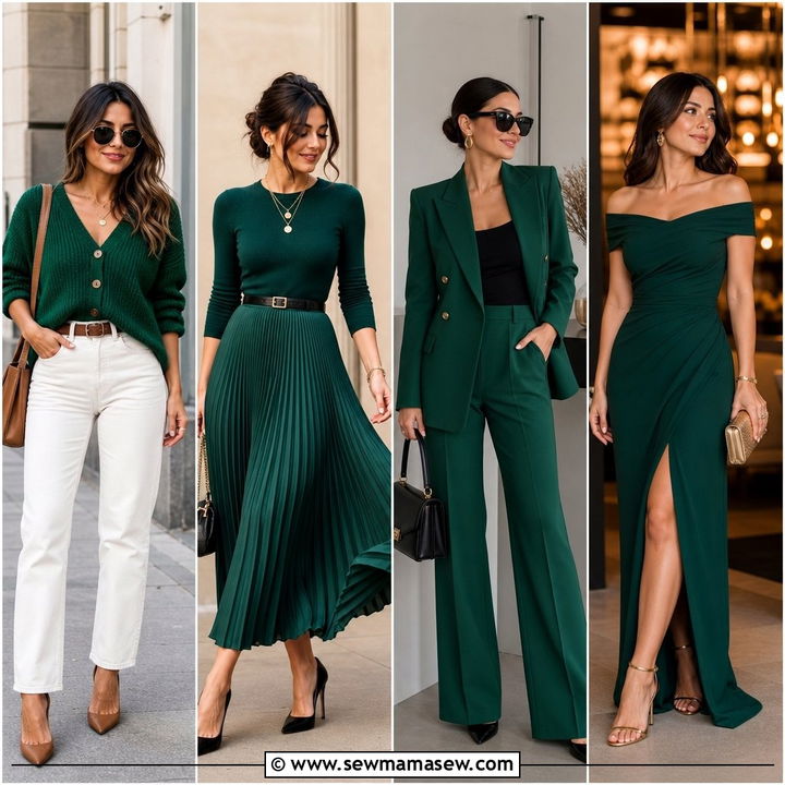 35 Stunning Emerald Green Outfit Ideas to Try Now