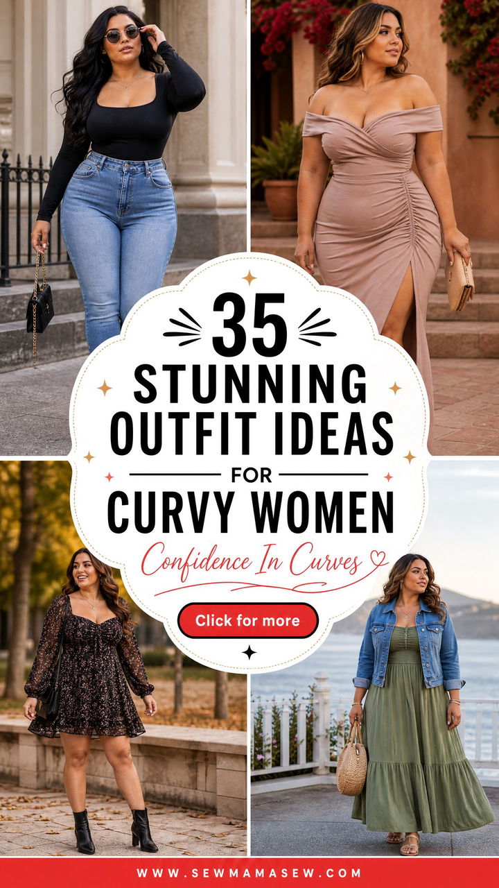 35 Stunning Outfit Ideas for Curvy Women to Try Now - 35 Stunning Outfit Ideas for Curvy Women to Try Now