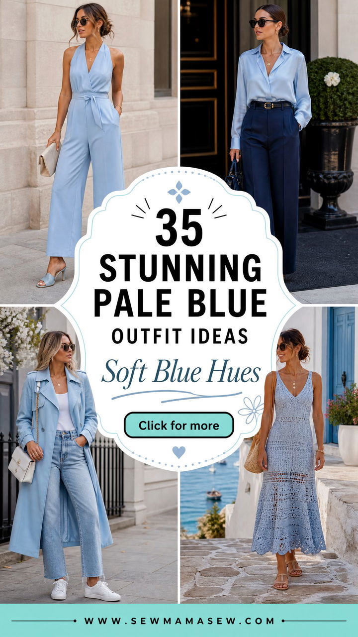 35 Stunning Pale Blue Outfit Ideas to Try Now - 35 Stunning Pale Blue Outfit Ideas to Try Now