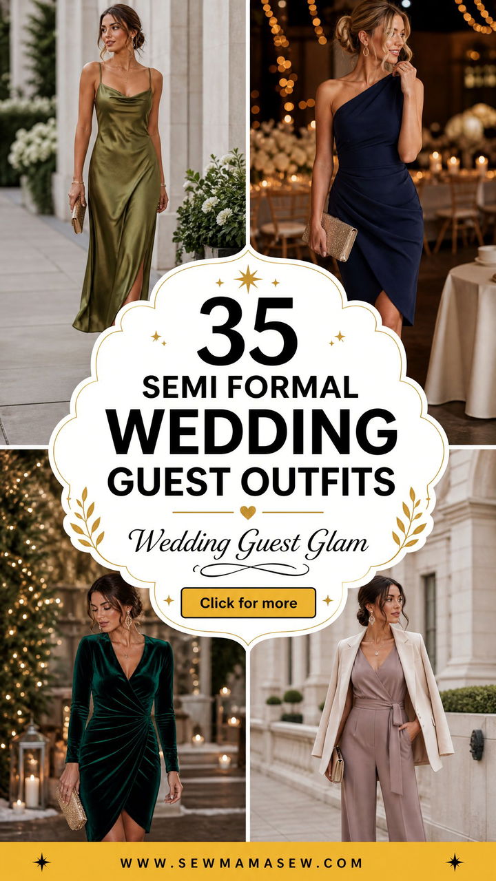 35 Stunning Semi Formal Wedding Guest Outfits to Wear - 35 Stunning Semi Formal Wedding Guest Outfits to Wear