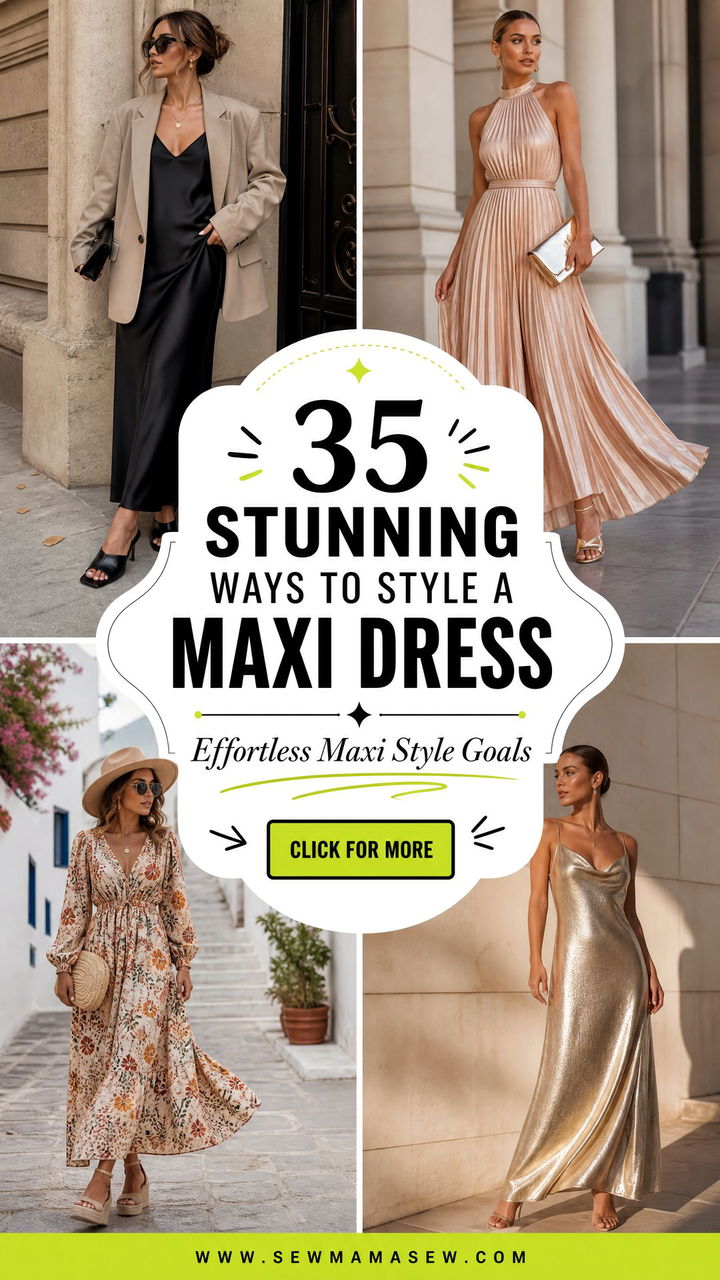 35 Stunning Ways How to Style a Maxi Dress Effortlessly - 35 Stunning Ways: How to Style a Maxi Dress Effortlessly