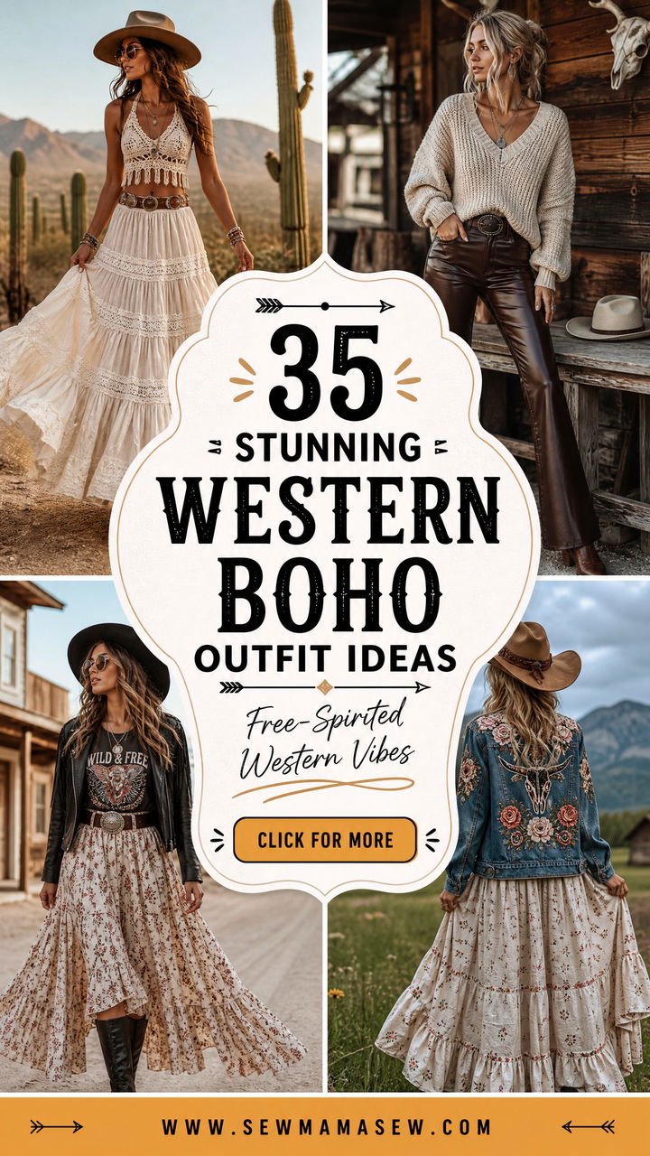 35 Stunning Western Boho Outfit Ideas to Try - 35 Stunning Western Boho Outfit Ideas to Try