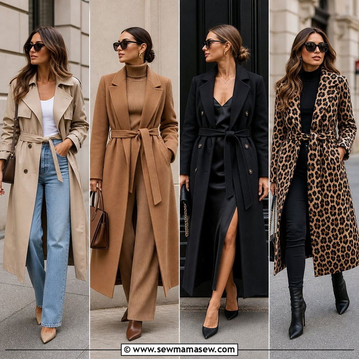 35 Stylish Belted Coat Outfit Ideas for Cold Days