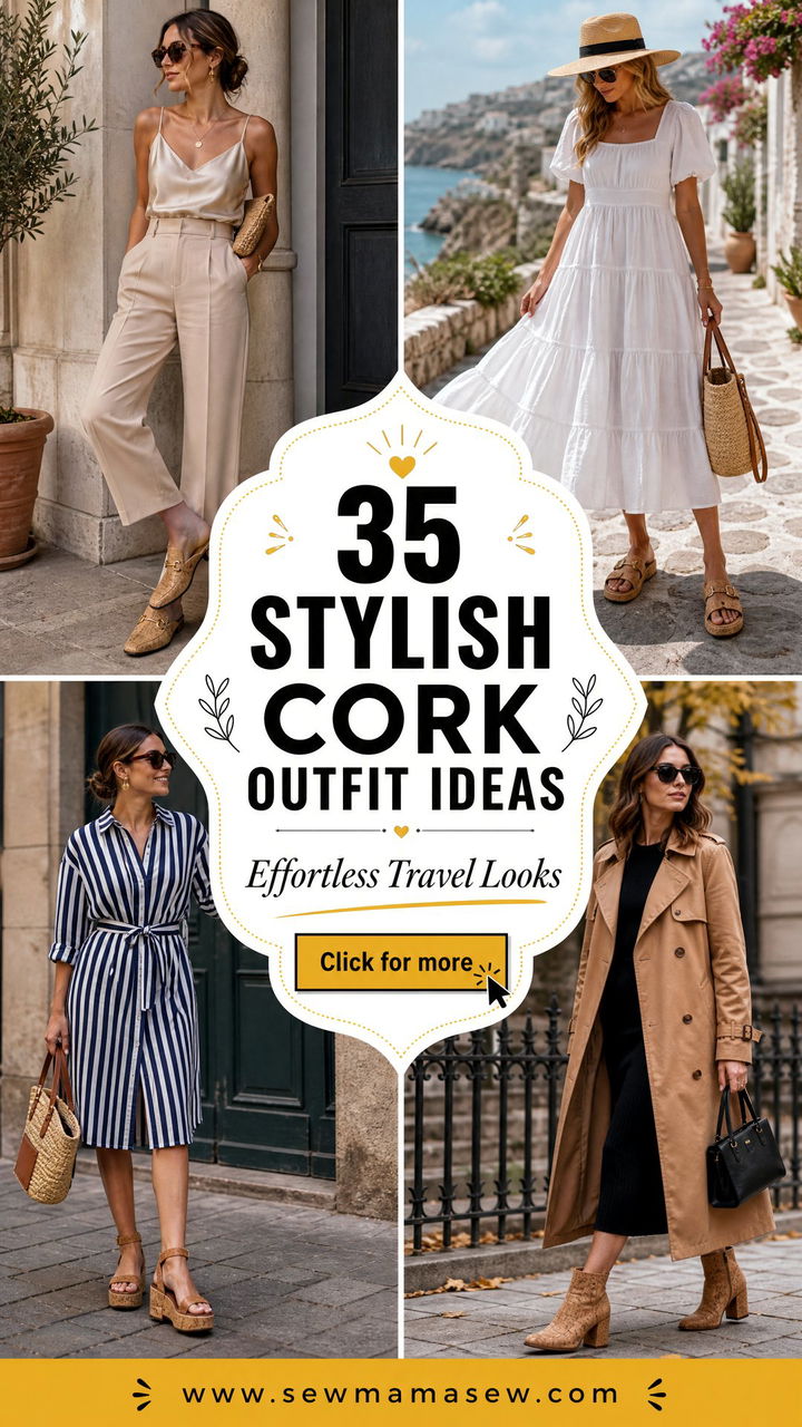 35 Stylish Cork Outfit Ideas for Effortless Travel Looks - 35 Stylish Cork Outfit Ideas for Effortless Travel Looks