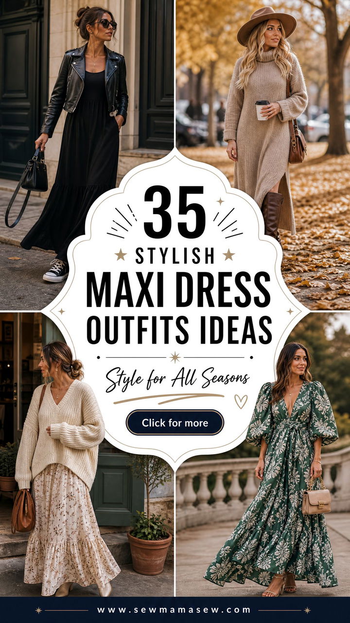 35 Stylish Maxi Dress Outfits Ideas for All Seasons - 35 Stylish Maxi Dress Outfits Ideas for All Seasons