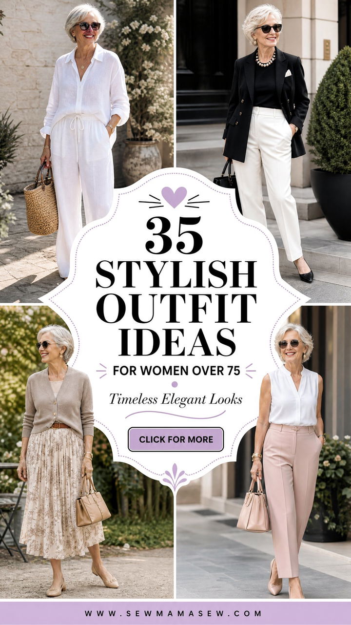 35 Stylish Outfit Ideas for Women Over 75 to Love - 35 Stylish Outfit Ideas for Women Over 75 to Love