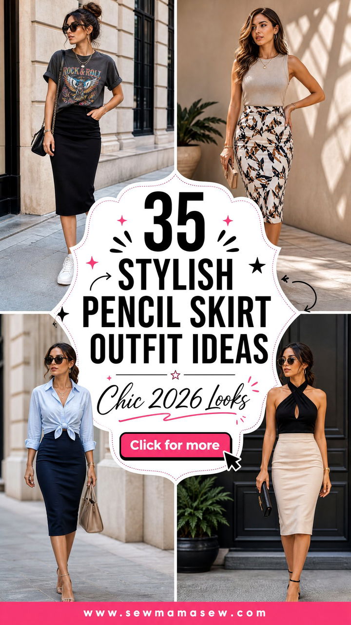 35 Stylish Pencil Skirt Outfit Ideas for Women in 2026 - 35 Stylish Pencil Skirt Outfit Ideas for Women in 2026