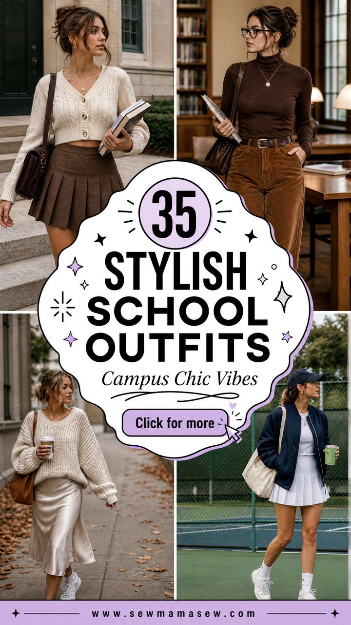 35 Stylish School Outfits for Women to Try This Year - 35 Stylish School Outfits for Women to Try This Year