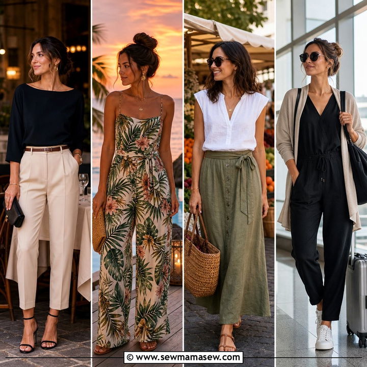 35 Stylish Travel Outfits for Women Over 50