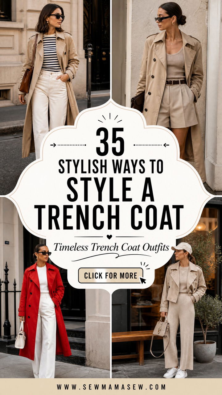 35 Stylish Ways How to Style a Trench Coat This Year - 35 Stylish Ways: How to Style a Trench Coat This Year