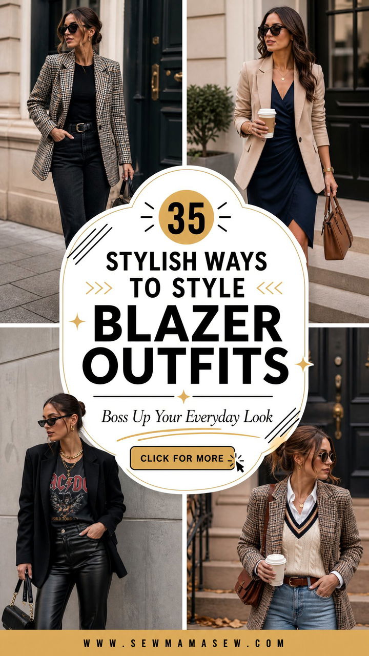 35 Stylish Ways on How to Style Blazer Outfits - 35 Stylish Ways on How to Style Blazer Outfits