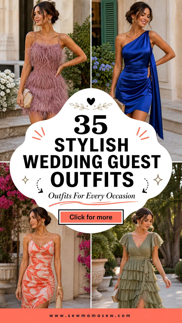 35 Stylish Wedding Guest Outfits for Every Occasion - 35 Stylish Wedding Guest Outfits for Every Occasion