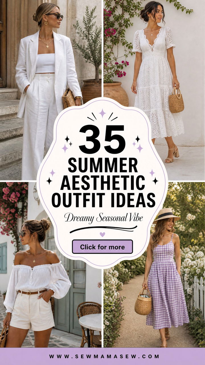 35 Summer Aesthetic Outfit Ideas for a Dreamy Seasonal Vibe - 35 Summer Aesthetic Outfit Ideas for a Dreamy Seasonal Vibe
