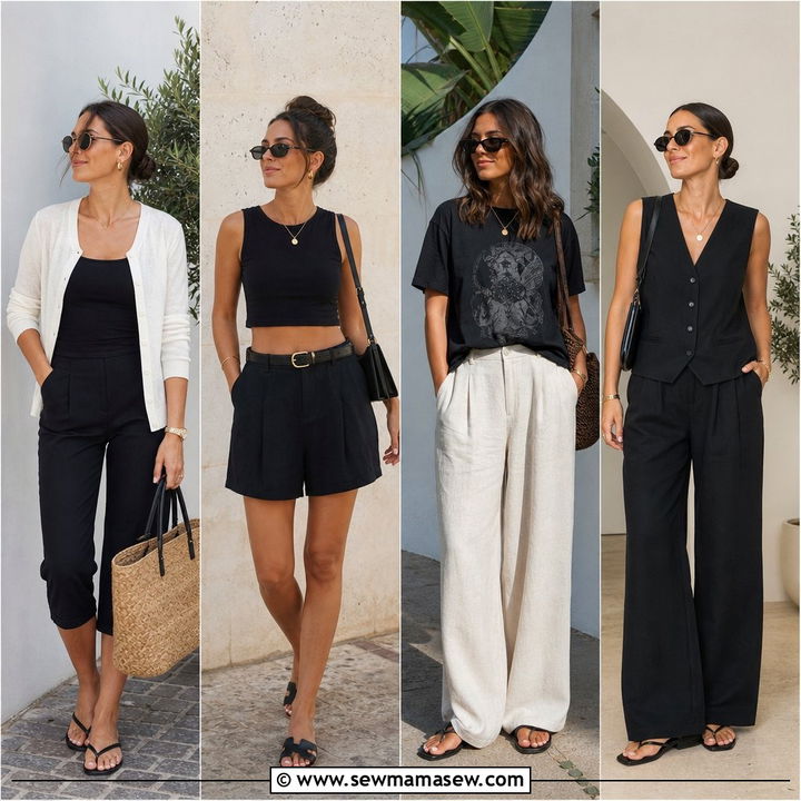 35 Summer Black Outfit Ideas for Effortless Chic Style