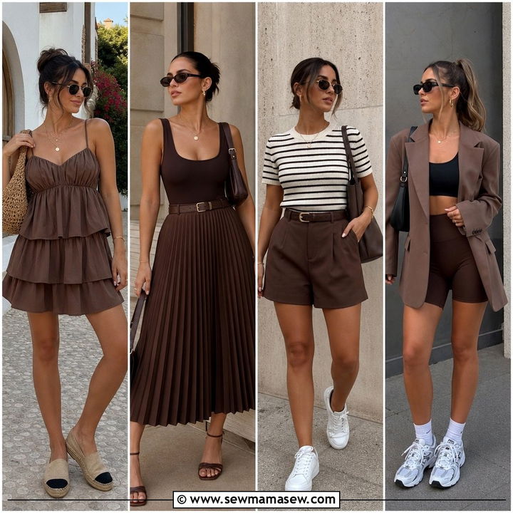 35 Summer Brown Outfit Ideas for an Earthy Chic Look
