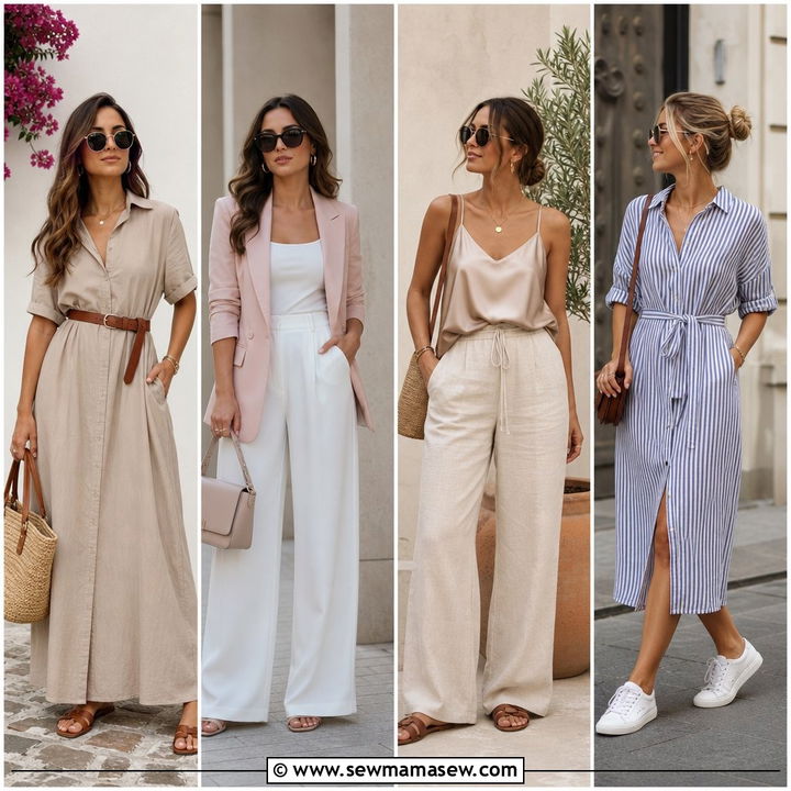 35 Summer Capsule Wardrobe for Women Over 40 Ideas