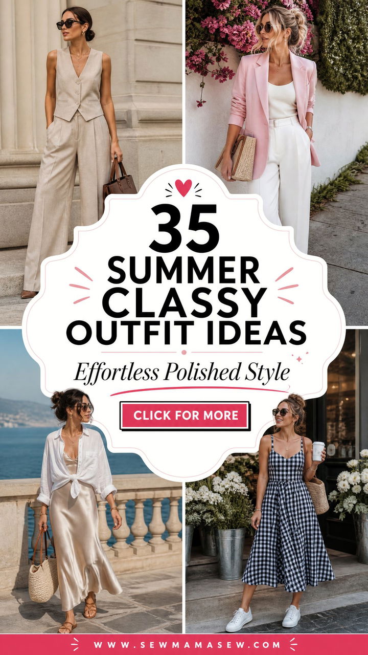 35 Summer Classy Outfit Ideas for Effortless Style - 35 Summer Classy Outfit Ideas for Effortless Style