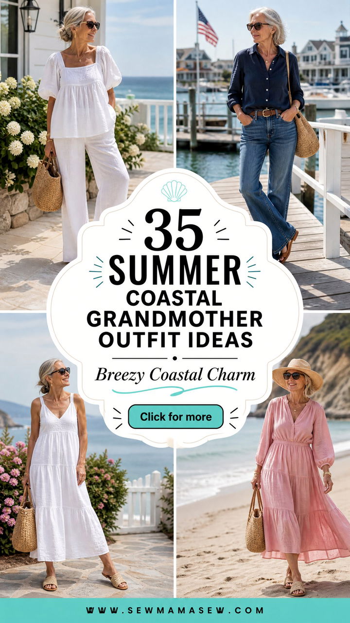 35 Summer Coastal Grandmother Outfit Ideas - 35 Summer Coastal Grandmother Outfit Ideas