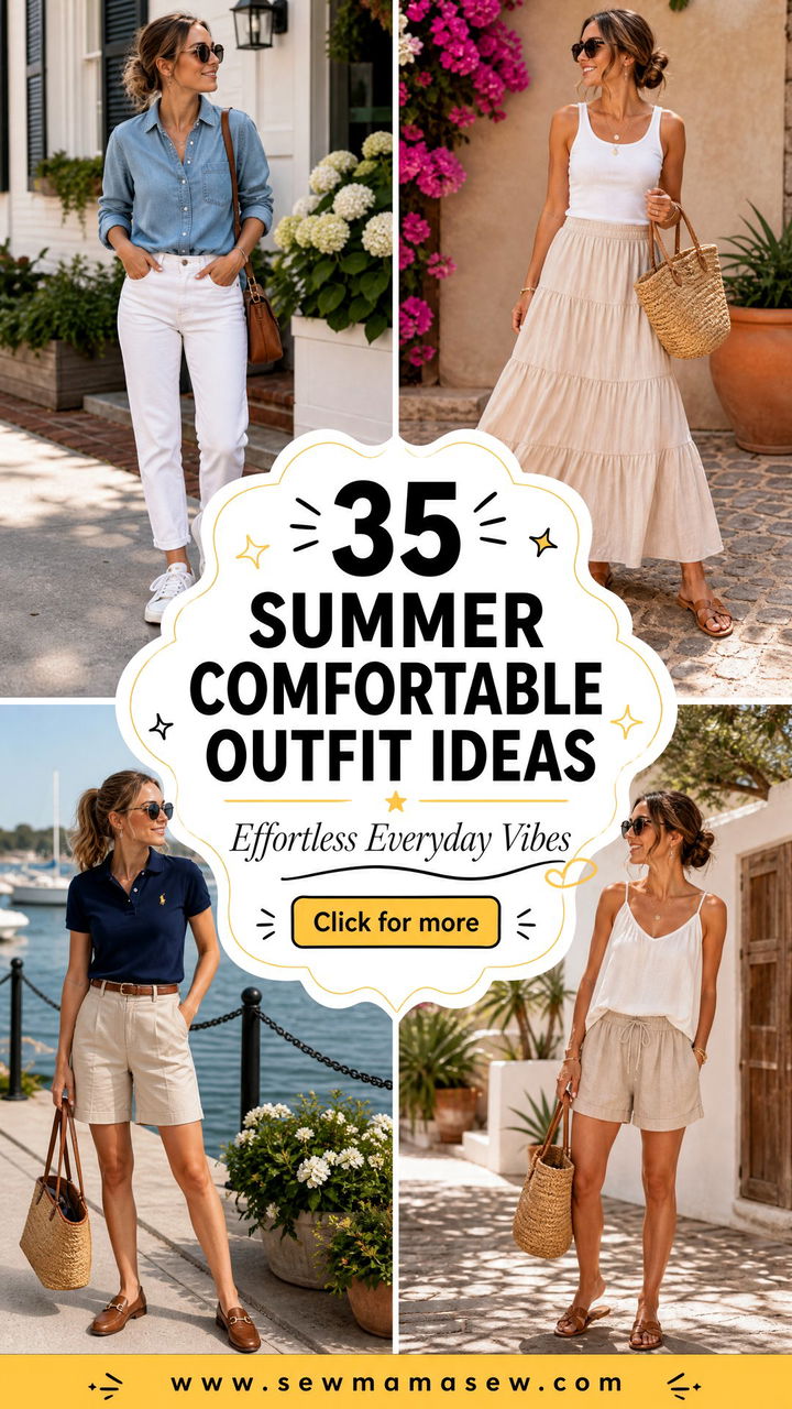 35 Summer Comfortable Outfit Ideas Youll Love - 35 Summer Comfortable Outfit Ideas You'll Love