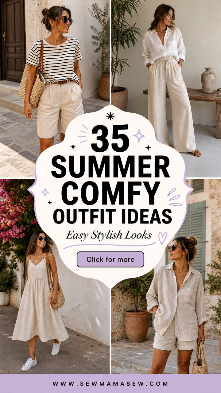 35 Summer Comfy Outfit Ideas Easy and Stylish Looks - 35 Summer Comfy Outfit Ideas: Easy & Stylish Looks
