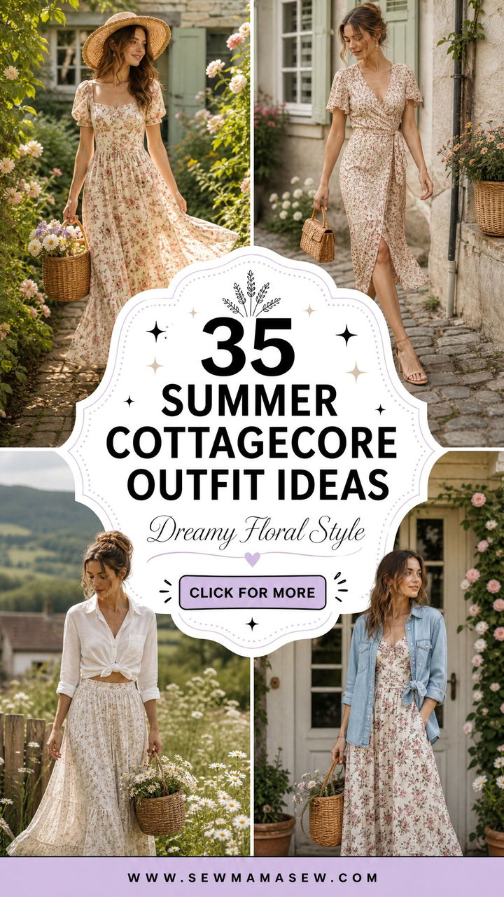 35 Summer Cottagecore Outfit Ideas for Dreamy Style - 35 Summer Cottagecore Outfit Ideas for Dreamy Style