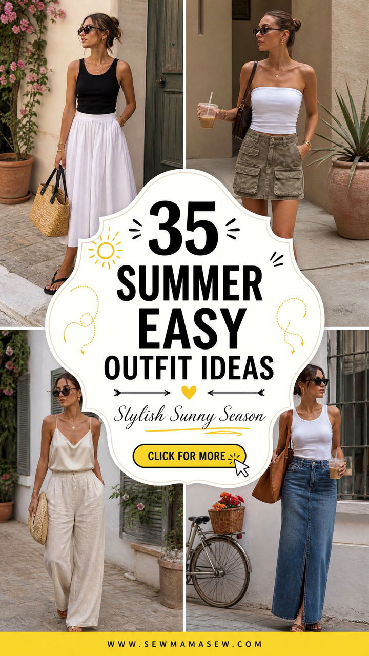 35 Summer Easy Outfit Ideas for a Stylish Season - 35 Summer Easy Outfit Ideas for a Stylish Season