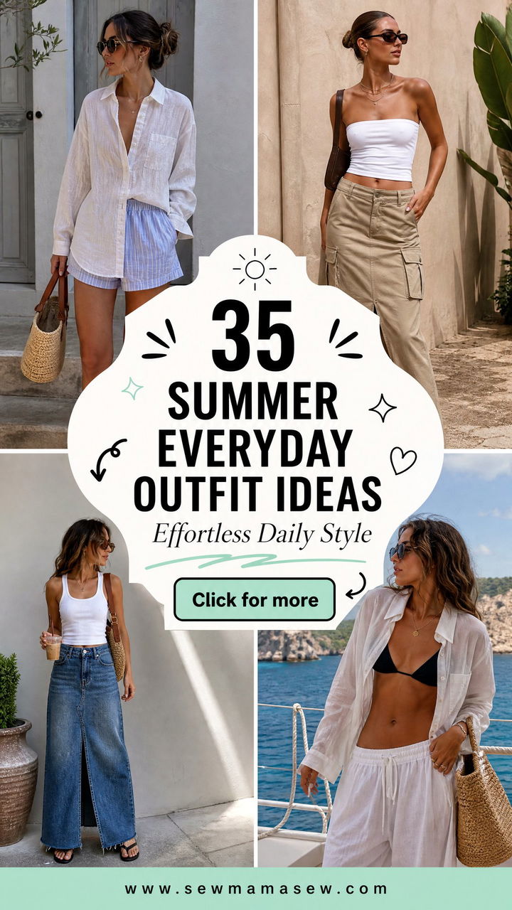 35 Summer Everyday Outfit Ideas for Effortless Style - 35 Summer Everyday Outfit Ideas for Effortless Style
