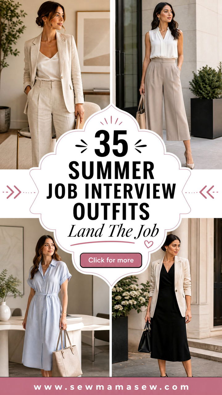 35 Summer Job Interview Outfits to Land the Job - 35 Summer Job Interview Outfits to Land the Job