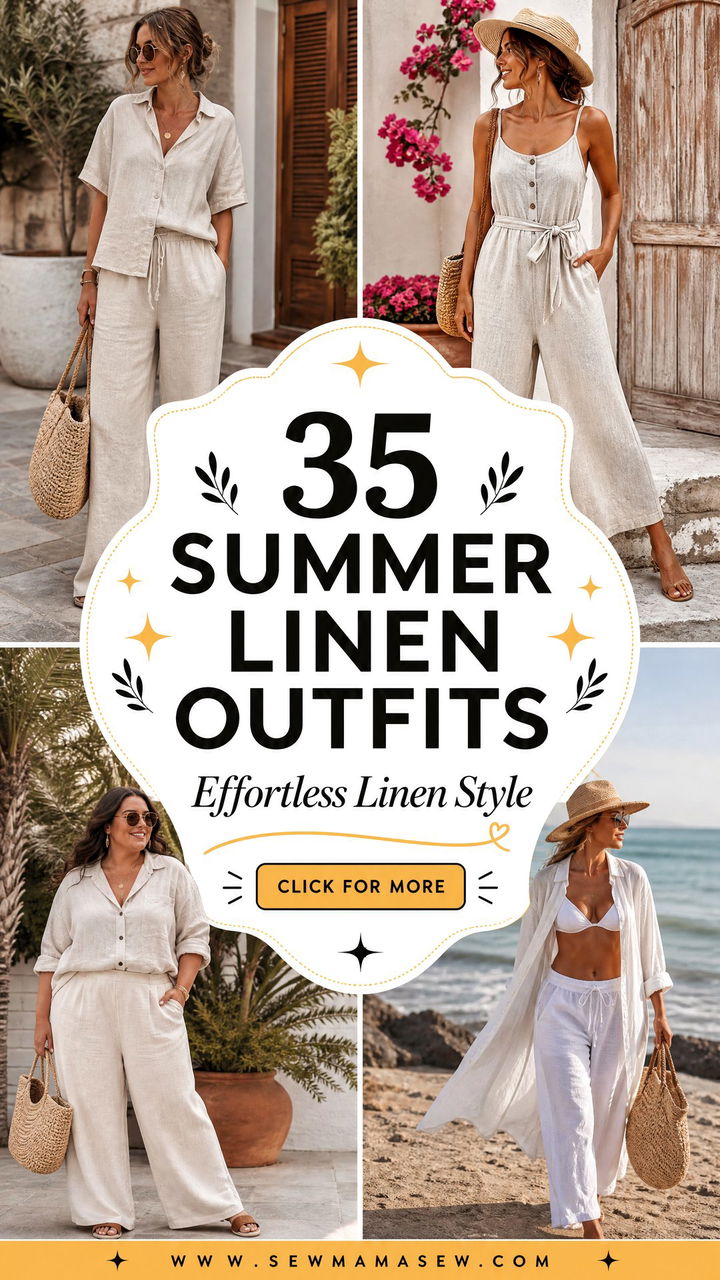 35 Summer Linen Outfits for Effortless Style - 35 Summer Linen Outfits for Effortless Style
