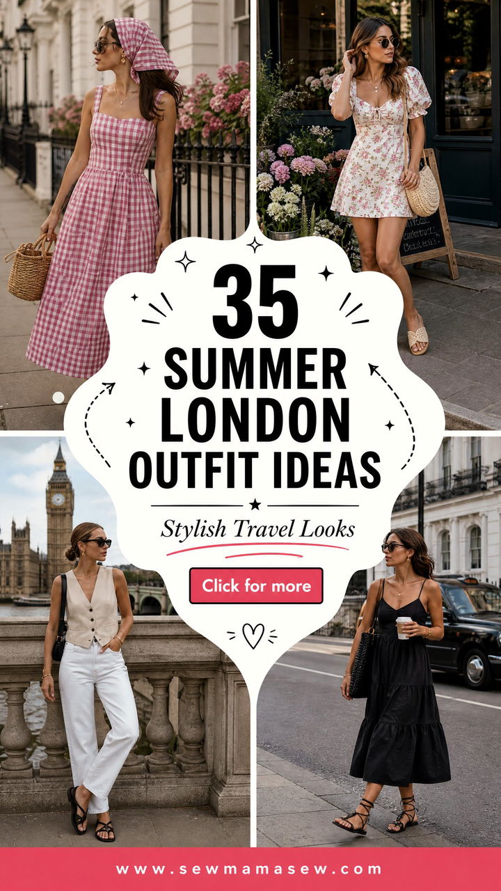 35 Summer London Outfit Ideas for Stylish Travelers - 35 Summer London Outfit Ideas for Stylish Travelers