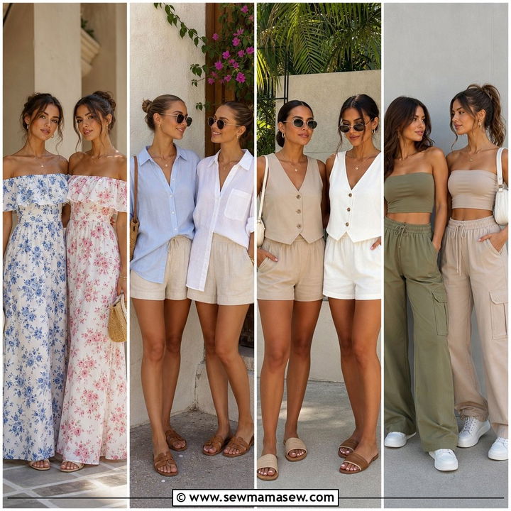 35 Summer Matching Outfits for Sisters & Best Friends