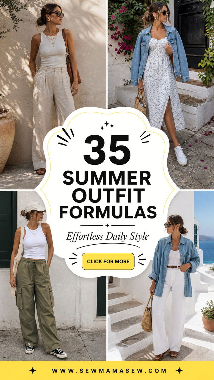 35 Summer Outfit Formulas for Effortless Daily Style - 35 Summer Outfit Formulas for Effortless Daily Style