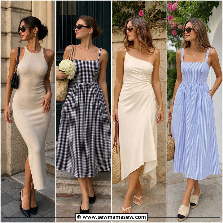 35 Summer Outfits With Midi Dresses for Chic Warm Days