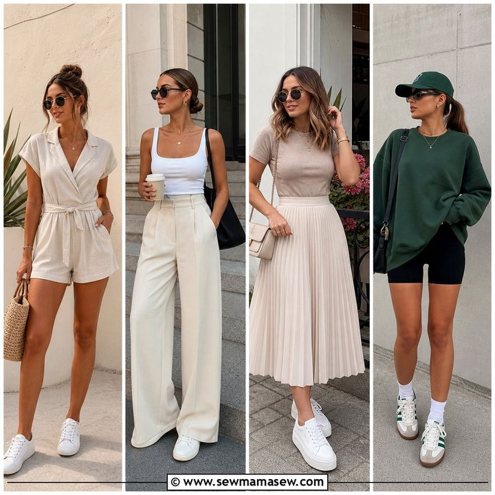 35 Summer Outfits With Sneakers for Comfy Chic Vibes