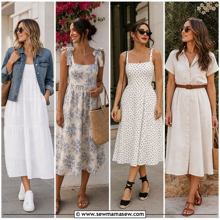 35 Summer Outfits With Sundresses for Sunny Day Style