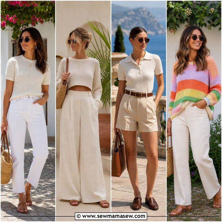 35 Summer Outfits With Sweaters for Light Layered Looks