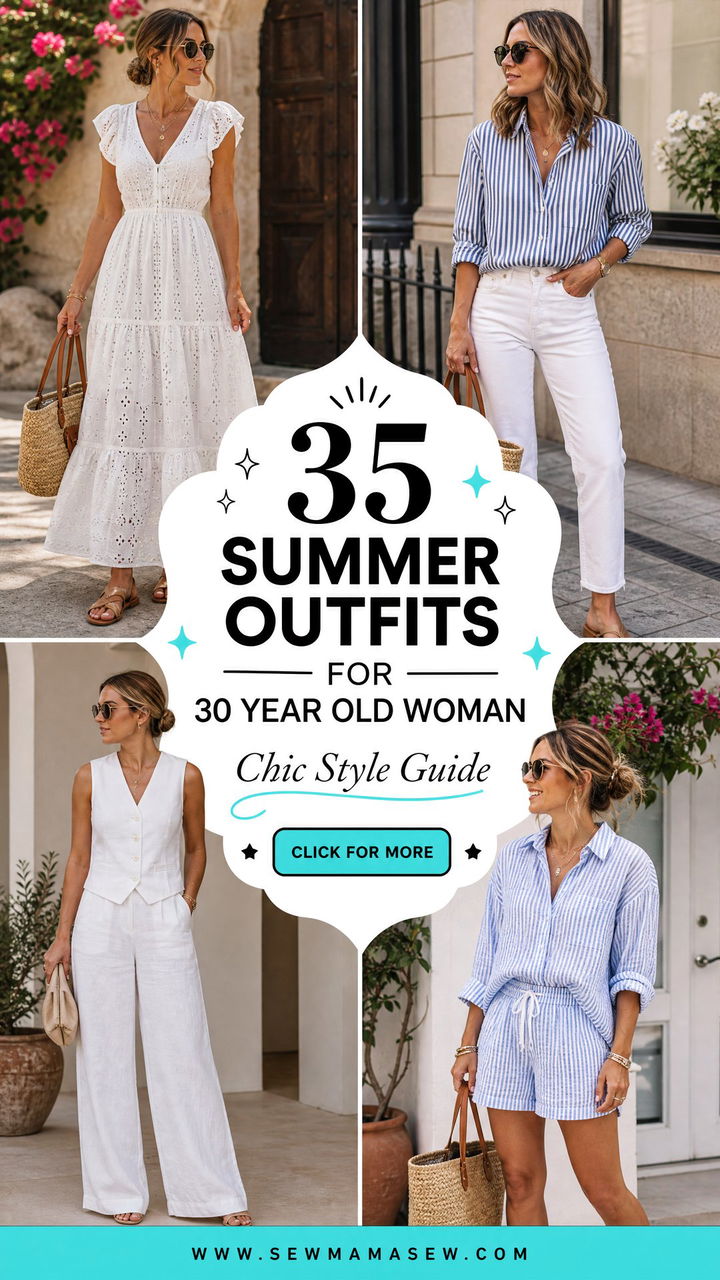 35 Summer Outfits for 30 Year Old Woman Chic Style Guide - 35 Summer Outfits for 30 Year Old Woman: Chic Style Guide
