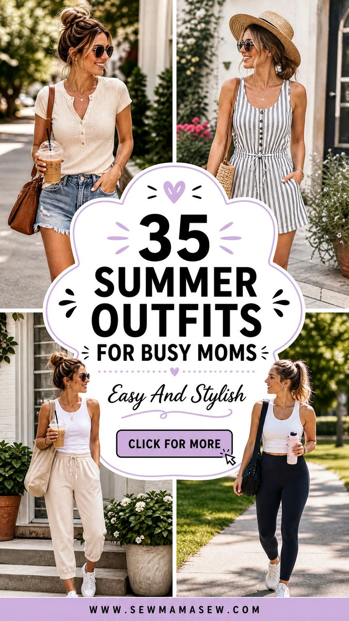 35 Summer Outfits for Busy Moms Easy and Stylish Looks - 35 Summer Outfits for Busy Moms: Easy & Stylish Looks