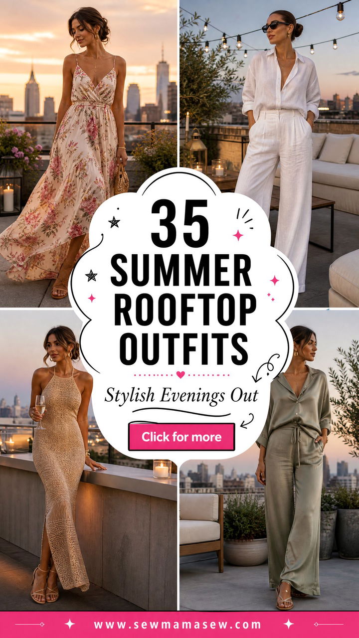 35 Summer Rooftop Outfits for Stylish Evenings Out - 35 Summer Rooftop Outfits for Stylish Evenings Out