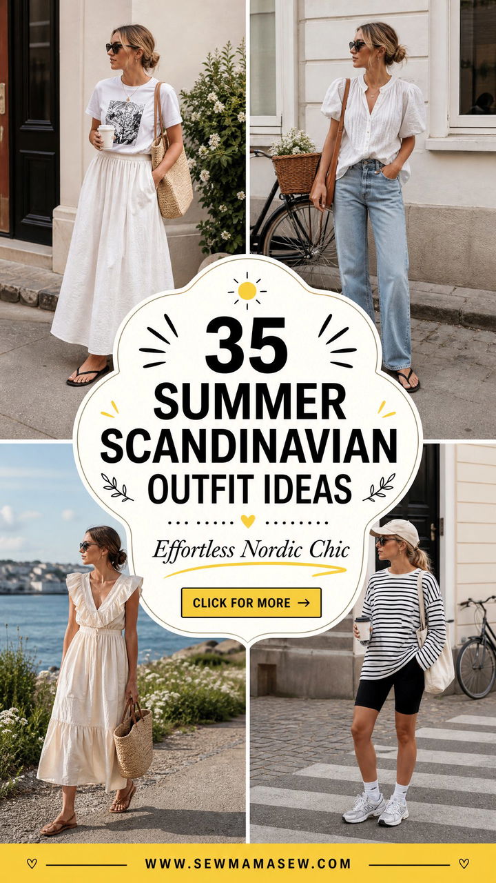 35 Summer Scandinavian Outfit Ideas for Effortless Chic - 35 Summer Scandinavian Outfit Ideas for Effortless Chic