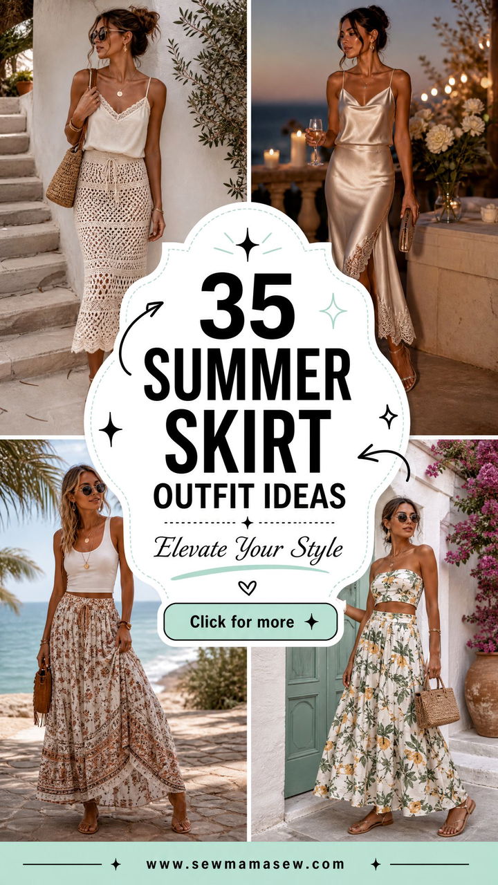 35 Summer Skirt Outfit Ideas to Elevate Your Style - 35 Summer Skirt Outfit Ideas to Elevate Your Style