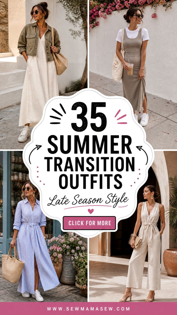35 Summer Transition Outfits for Late Season Style - 35 Summer Transition Outfits for Late Season Style