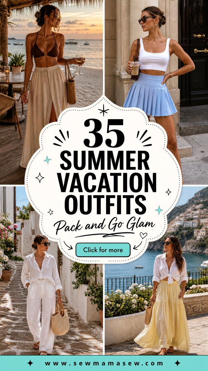 35 Summer Vacation Outfit Ideas for Every Trip - 35 Summer Vacation Outfit Ideas for Every Trip