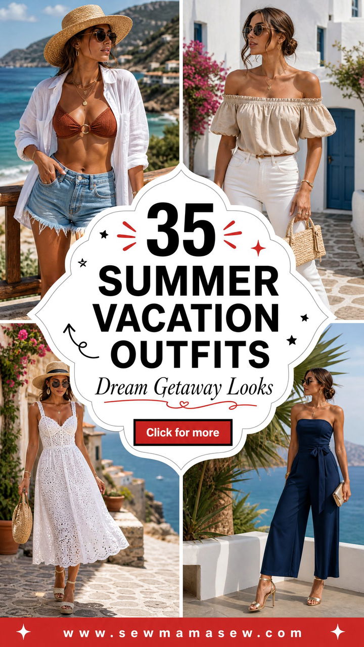 35 Summer Vacation Outfits for Your Dream Getaway - 35 Summer Vacation Outfits for Your Dream Getaway