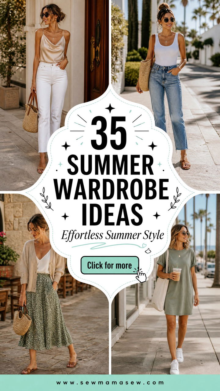 35 Summer Wardrobe Ideas for Effortless Style - 35 Summer Wardrobe Ideas for Effortless Style