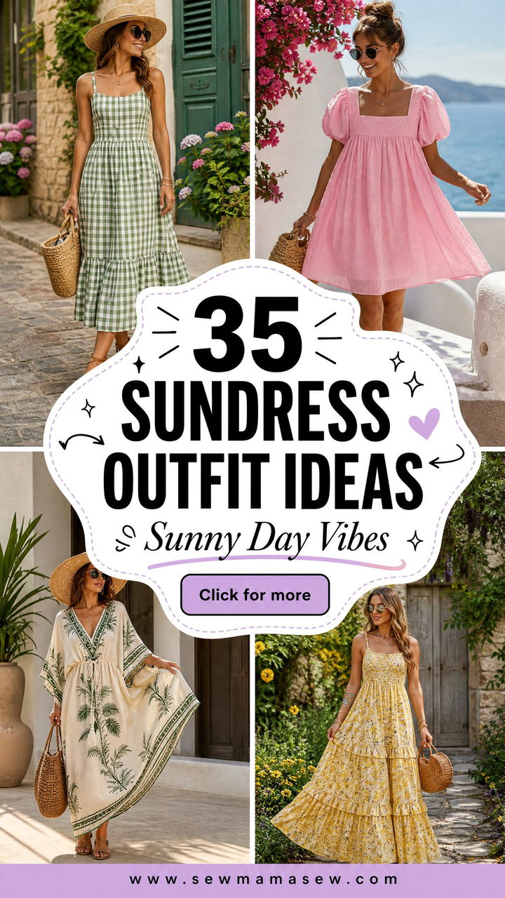 35 Sundress Outfit Ideas for Summer Youll Love - 35 Sundress Outfit Ideas for Summer You'll Love